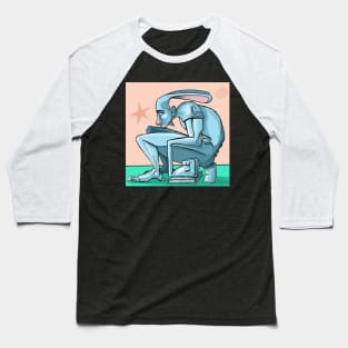 Tummy Ache Baseball T-Shirt